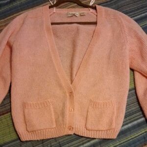 Pendleton Blush Pink Cardigan Sweater